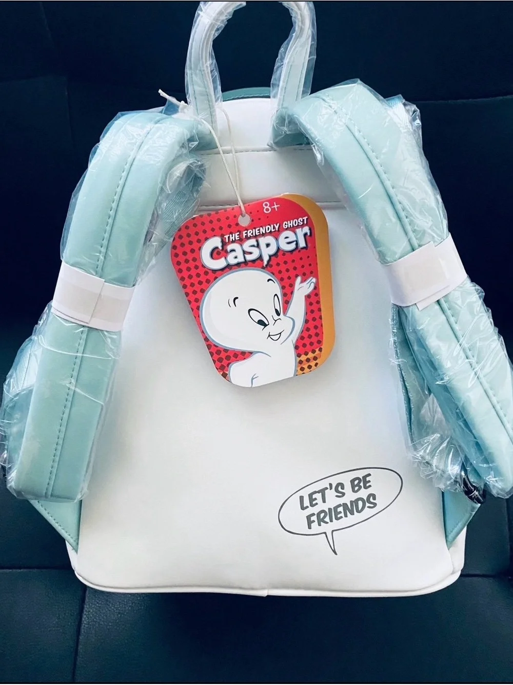 Loungefly Universal Casper The Friendly Ghost Let's Be Friends Mini Backpack